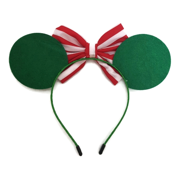 Halloween Mouse Ear Headband green red - Picture 2 of 2